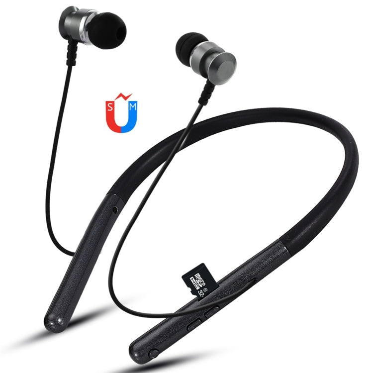 F108 Bluetooth 4.2 Halsband-Design Bluetooth-Headset, unterstützt Musikwiedergabe & Umschalten & Lautstärkeregelung & Annehmen