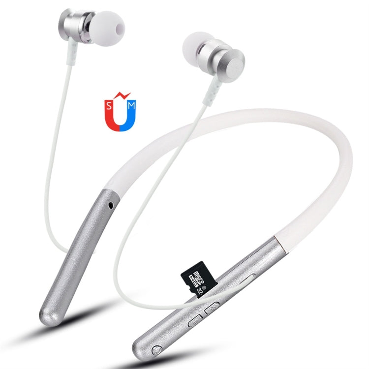 F108 Bluetooth 4.2 Halsband-Design Bluetooth-Headset, unterstützt Musikwiedergabe & Umschalten & Lautstärkeregelung & Annehmen
