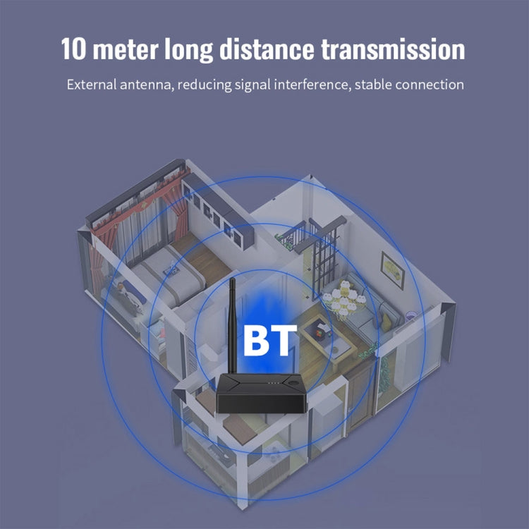 TX13 3-in-1 Tragbarer Bluetooth 5.0 Digitaler Optischer Koaxial Audio-Sender mit 3,5mm Anschluss für Bluetooth-Lautsprecher / Headset, TX13