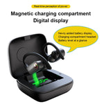 Q83 Kabelloser Ohrbügel-Sport Bluetooth Ohrhörer mit Ladestation, unterstützt Drei-Bildschirm LED Stromanzeige & Powerbank, Q83