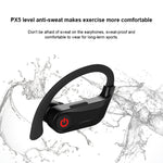 Q83 Kabelloser Ohrbügel-Sport Bluetooth Ohrhörer mit Ladestation, unterstützt Drei-Bildschirm LED Stromanzeige & Powerbank, Q83