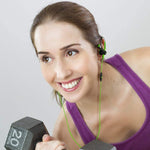 Mucro MB-232 Lauf-In-Ear Sport Ohrhörer mit Ohrbügel Kabelgebundene Stereo-Kopfhörer für Joggen und Fitnessstudio