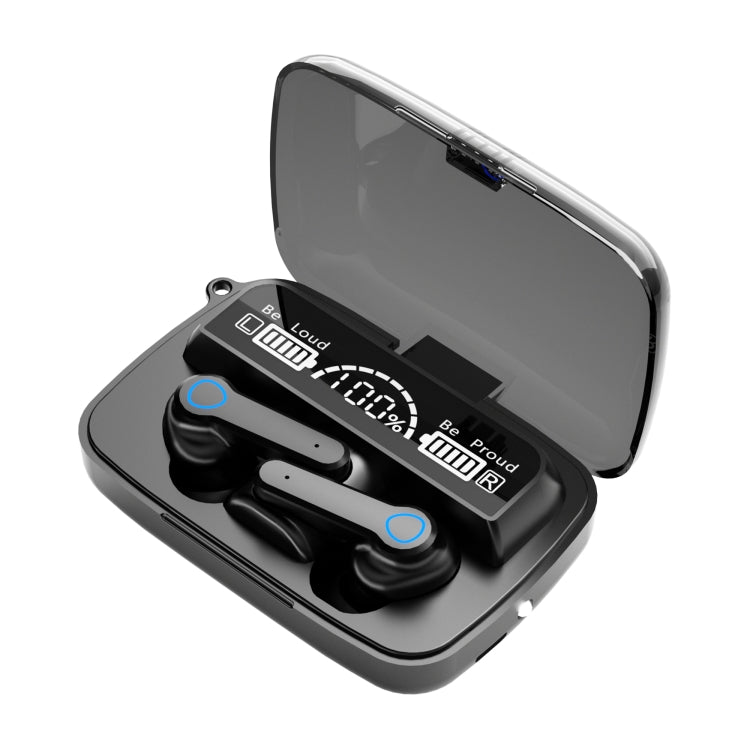 M19 Bluetooth 5.1 TWS Digitalanzeige Kabellose Bluetooth-Kopfhörer mit Ladebox, Unterstützt Touch & Siri & Batteriestatusanzeige