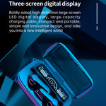 M19 Bluetooth 5.1 TWS Digitalanzeige Kabellose Bluetooth-Kopfhörer mit Ladebox, Unterstützt Touch & Siri & Batteriestatusanzeige