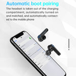 M19 Bluetooth 5.1 TWS Digitalanzeige Kabellose Bluetooth-Kopfhörer mit Ladebox, Unterstützt Touch & Siri & Batteriestatusanzeige