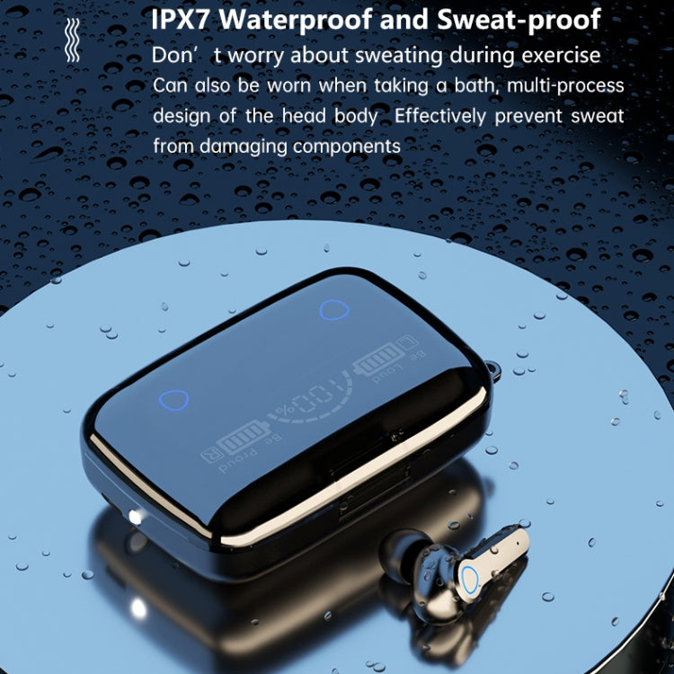 M19 Bluetooth 5.1 TWS Digitalanzeige Kabellose Bluetooth-Kopfhörer mit Ladebox, Unterstützt Touch & Siri & Batteriestatusanzeige