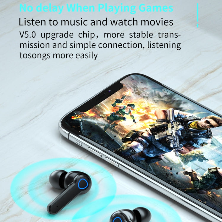 M19 Bluetooth 5.1 TWS Digitalanzeige Kabellose Bluetooth-Kopfhörer mit Ladebox, Unterstützt Touch & Siri & Batteriestatusanzeige