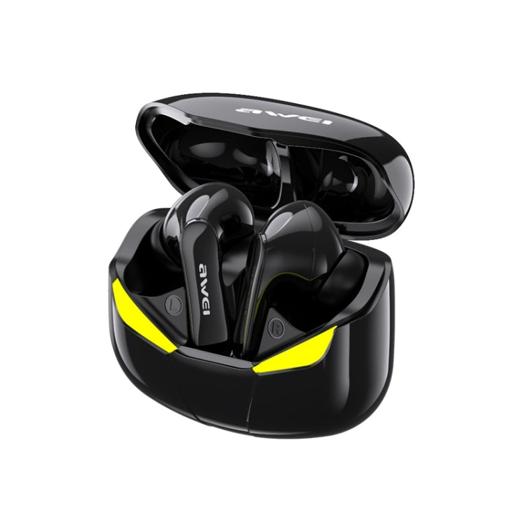 awei T35 Bluetooth V5.0 True Wireless Sport Gaming Dual-Modus IPX5 Wasserdichte TWS Kopfhörer mit Ladecase
