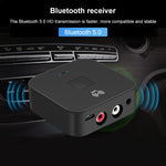 B11 Bluetooth 5.0 Empfänger AUX NFC zu 2 x RCA Audio-Adapter, B11