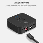 B11 Bluetooth 5.0 Empfänger AUX NFC zu 2 x RCA Audio-Adapter, B11