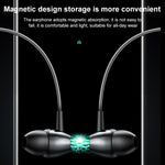 M61 Bluetooth 5.1 Business Sport Magnetischer Metall Stereo Nackenbügel Bluetooth-Kopfhörer