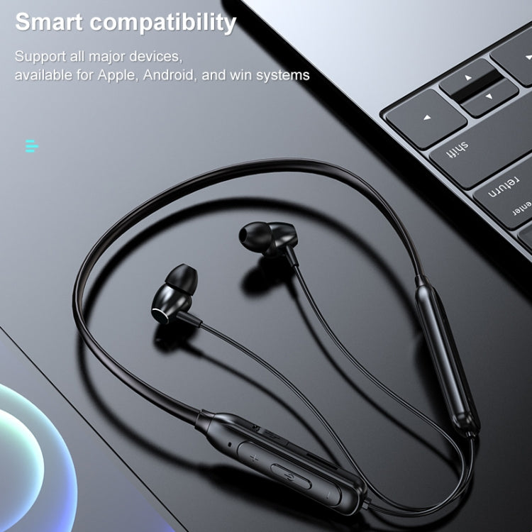 M61 Bluetooth 5.1 Business Sport Magnetischer Metall Stereo Nackenbügel Bluetooth-Kopfhörer