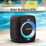 HOPESTAR Party100 Bluetooth 5.0 Tragbarer wasserdichter kabelloser Bluetooth-Lautsprecher mit mobiler Ladefunktion, Party100 (Grün)