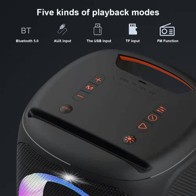 HOPESTAR Party100 Bluetooth 5.0 Tragbarer wasserdichter kabelloser Bluetooth-Lautsprecher mit mobiler Ladefunktion, Party100 (Grün)