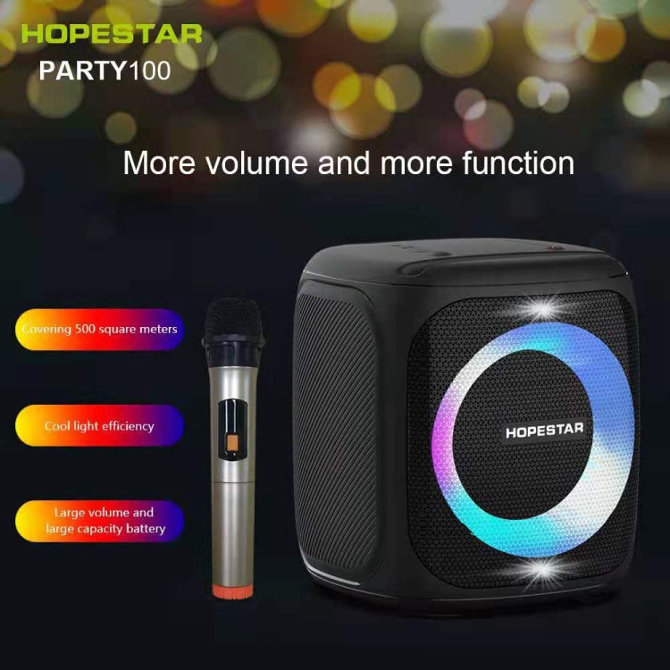 HOPESTAR Party100 Bluetooth 5.0 Tragbarer wasserdichter kabelloser Bluetooth-Lautsprecher mit mobiler Ladefunktion, Party100 (Grün)