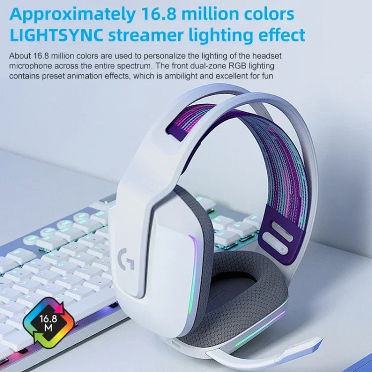Logitech G733 LIGHTSPEED Kabelloses RGB-Gaming-Headset
