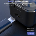 M-B8 Bluetooth 5.0 Mini Unsichtbarer In-Ear Stereo Wireless Bluetooth Ohrhörer mit Ladebox