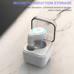 M-B8 Bluetooth 5.0 Mini Unsichtbarer In-Ear Stereo Wireless Bluetooth Ohrhörer mit Ladebox