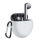 Für Huawei Freebuds 4 Vollschutz Wasserdichtes Silikon-Schutzhülle für kabellose Kopfhörer mit Haken