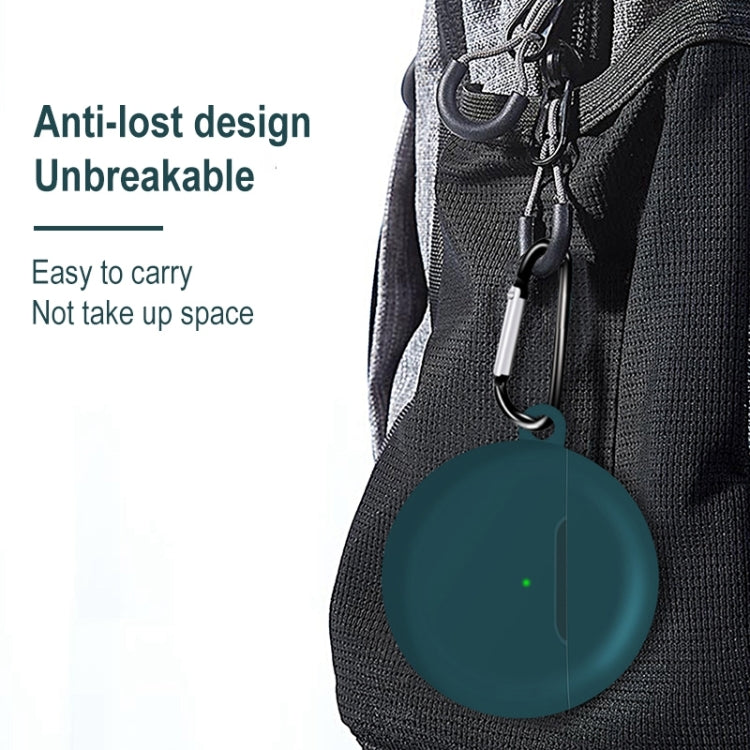 Für Huawei Freebuds 4 Vollschutz Wasserdichtes Silikon-Schutzhülle für kabellose Kopfhörer mit Haken