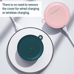 Für Huawei Freebuds 4 Vollschutz Wasserdichtes Silikon-Schutzhülle für kabellose Kopfhörer mit Haken