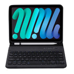 C06B Ultraleichte Candy-Farben Bluetooth Keyboard Tablet-Hülle für iPad mini 6 / mini 7, mit Ständer & Stiftschacht