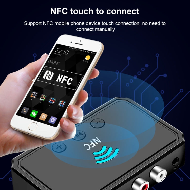 T36 NFC Bluetooth 5.0 Empfänger Sender Headset Auto-Audio-Player