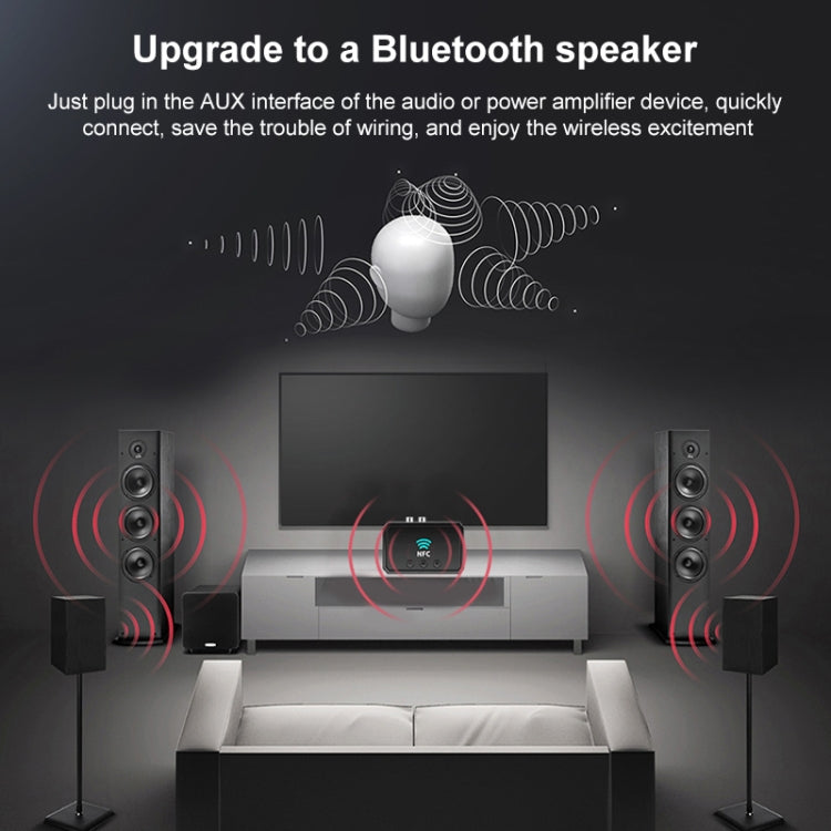 T36 NFC Bluetooth 5.0 Empfänger Sender Headset Auto-Audio-Player