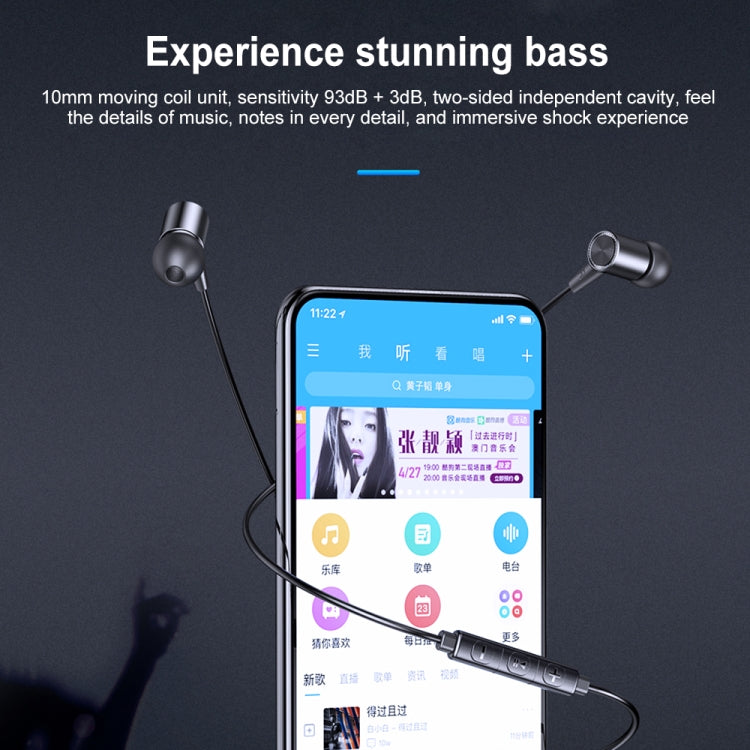 awei TC-2 USB-C / Typ-C Schnittstelle 6D Stereo Surround Kabelgebundene Kopfhörer