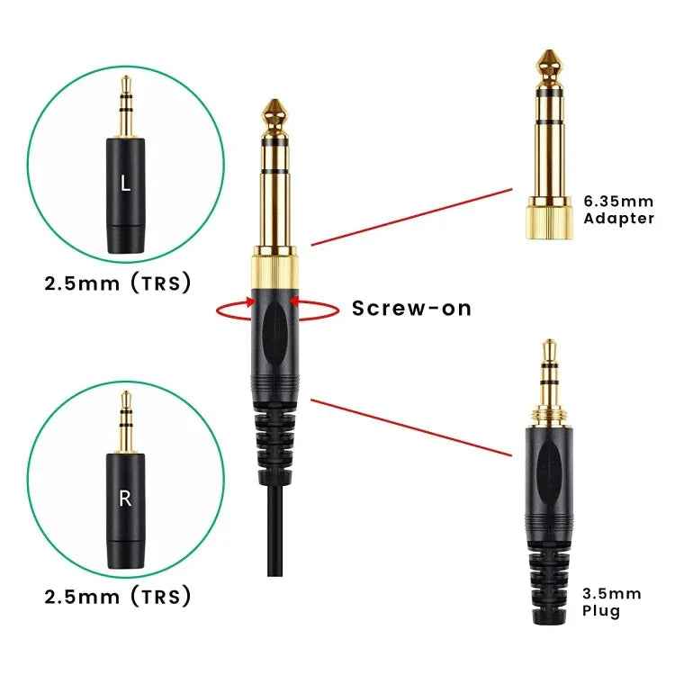 ZS0228 Kopfhörer-Audiokabel für HIFIMAN HE400i HE560 1000