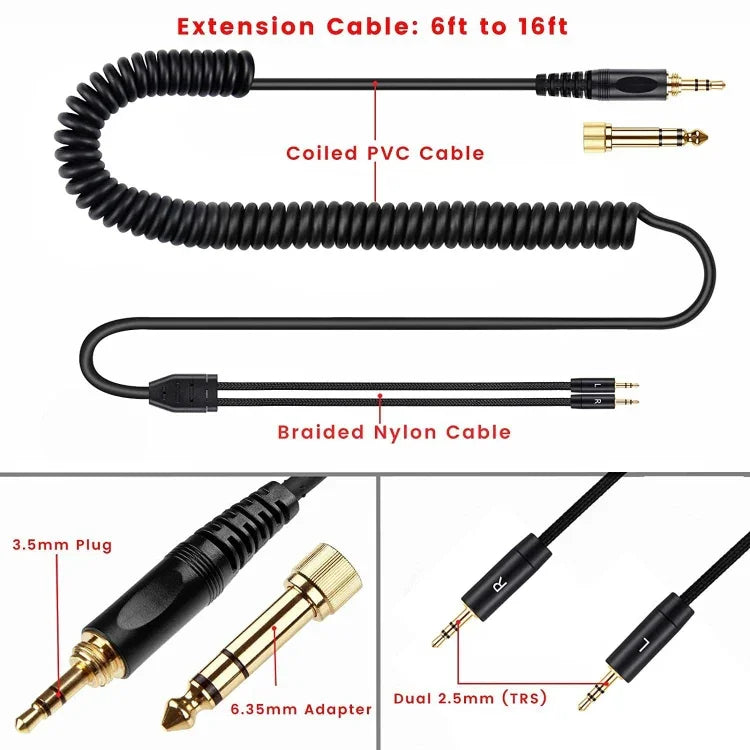 ZS0228 Kopfhörer-Audiokabel für HIFIMAN HE400i HE560 1000