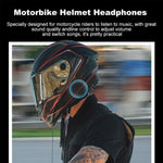 T33 3,5mm Schnittstellen Musik-Anruf Motorradhelm Kabelgebundene Kopfhörer, Länge: 1,2m