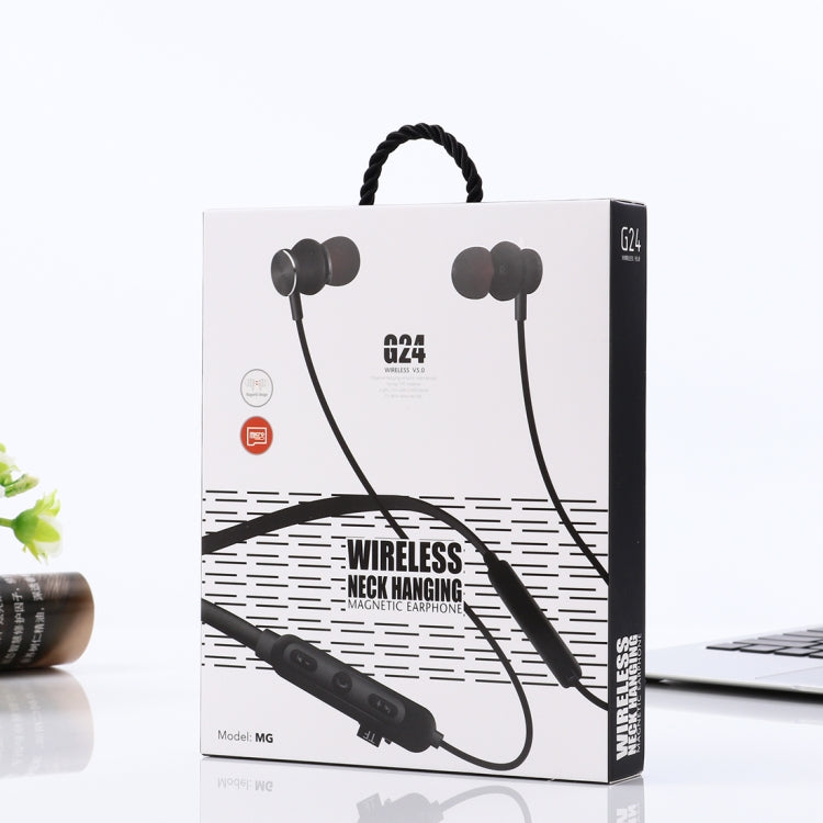 MG-G24 Bluetooth 4.2 Sport Kabellose Bluetooth-Kopfhörer, Unterstützt Karte