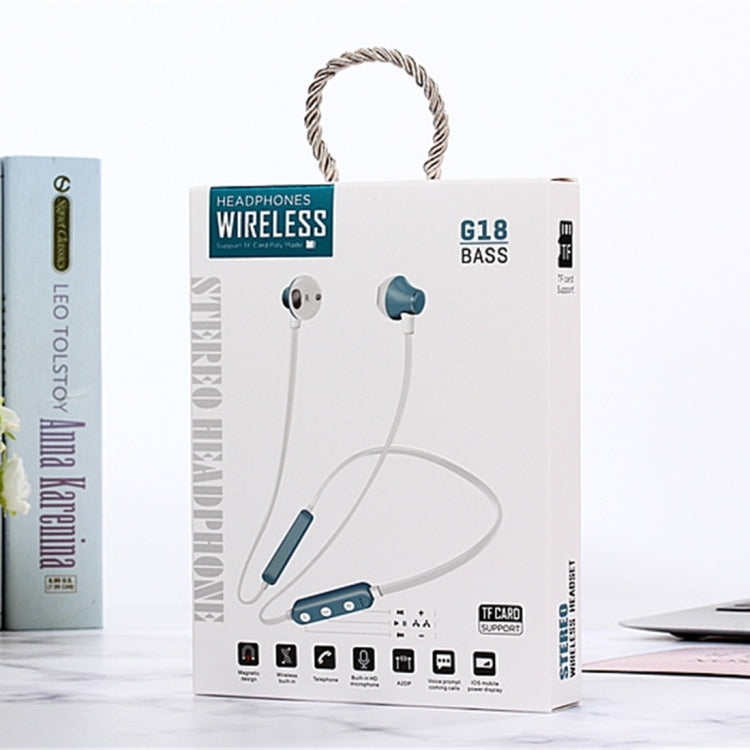 MG-G18 Bluetooth 4.2 Sport Kabellose Bluetooth-Kopfhörer, Unterstützt Karte