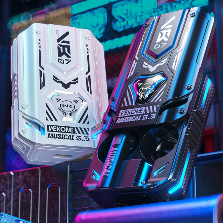 WEKOME VB07 Mecha Serie Blade Kabelloser Bluetooth Ohrhörer, VB07 (Schwarz), VB07 (Weiß)