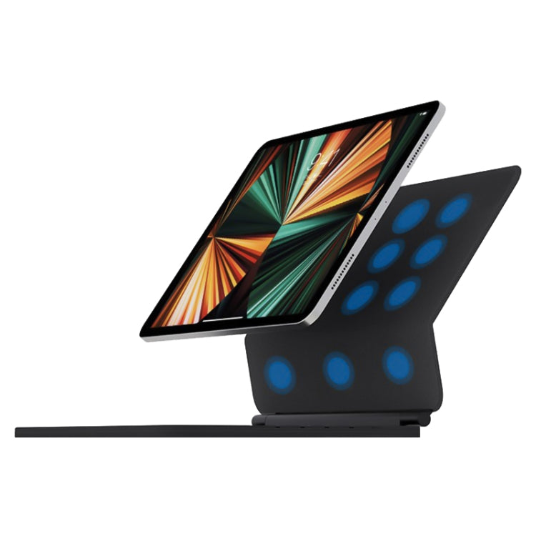Für iPad 10. Generation 10,9 2022 T89 Magic Suspended Bluetooth-Tastatur Lederhülle, Für iPad 10. Generation 10,9 2022