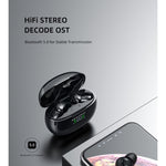 awei T15P Bluetooth V5.0 TWS True Wireless Sport LED-Display Headset mit Ladeetui, T15P