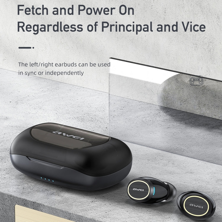 awei TA3 Bluetooth 5.0 ANC Aktive Geräuschunterdrückung kabelloser Bluetooth-Ohrhörer, TA3
