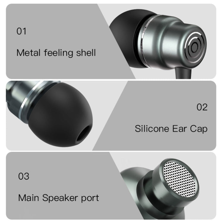 Yesido YH32 3,5mm In-Ear Kabelgebundene Ohrhörer, Länge: 1,2m, YH32