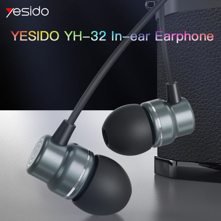 Yesido YH32 3,5mm In-Ear Kabelgebundene Ohrhörer, Länge: 1,2m, YH32
