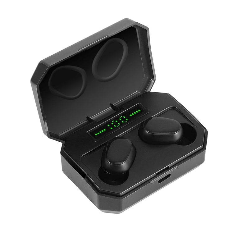 DT-14 Kabelloses Zwei-Ohr Bluetooth-Headset Unterstützt Touch & Intelligentes Magnetisches Laden & Automatisches Einschalten und Koppeln