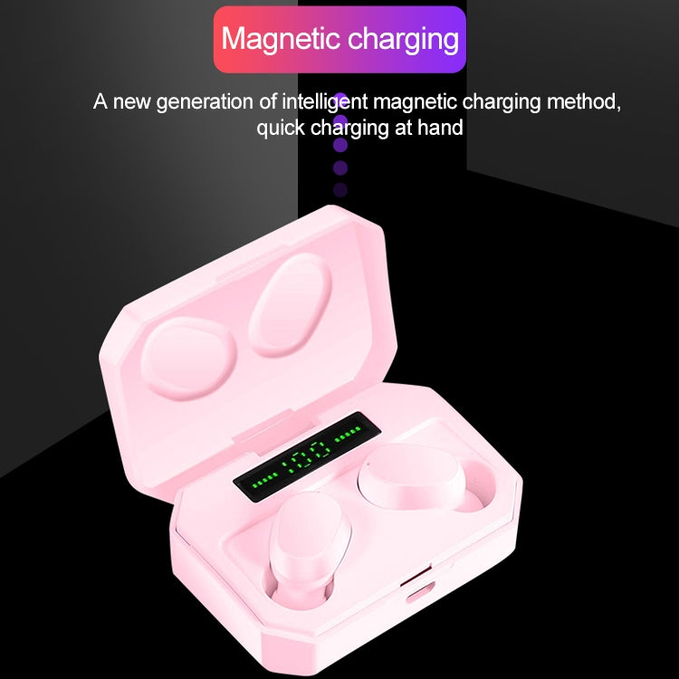 DT-14 Kabelloses Zwei-Ohr Bluetooth-Headset Unterstützt Touch & Intelligentes Magnetisches Laden & Automatisches Einschalten und Koppeln