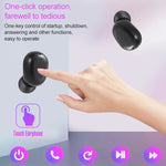 DT-14 Kabelloses Zwei-Ohr Bluetooth-Headset Unterstützt Touch & Intelligentes Magnetisches Laden & Automatisches Einschalten und Koppeln