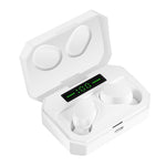 DT-14 Kabelloses Zwei-Ohr Bluetooth-Headset Unterstützt Touch & Intelligentes Magnetisches Laden & Automatisches Einschalten und Koppeln