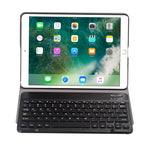 A09 Bluetooth 3.0 Ultraleichtes ABS Abnehmbares Bluetooth Keyboard Leder-Tablet-Hülle für iPad Air / Pro 10,5 Zoll (2019), mit Halter