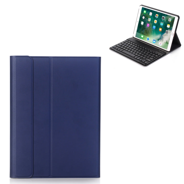 A09 Bluetooth 3.0 Ultraleichtes ABS Abnehmbares Bluetooth Keyboard Leder-Tablet-Hülle für iPad Air / Pro 10,5 Zoll (2019), mit Halter