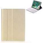 A09 Bluetooth 3.0 Ultraleichtes ABS Abnehmbares Bluetooth Keyboard Leder-Tablet-Hülle für iPad Air / Pro 10,5 Zoll (2019), mit Halter