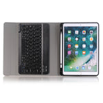 A09B Bluetooth 3.0 Ultraleichtes ABS Abnehmbares Bluetooth Keyboard Leder-Tablet-Hülle für iPad Air / Pro 10,5 Zoll (2019), mit Stiftschacht & Halter