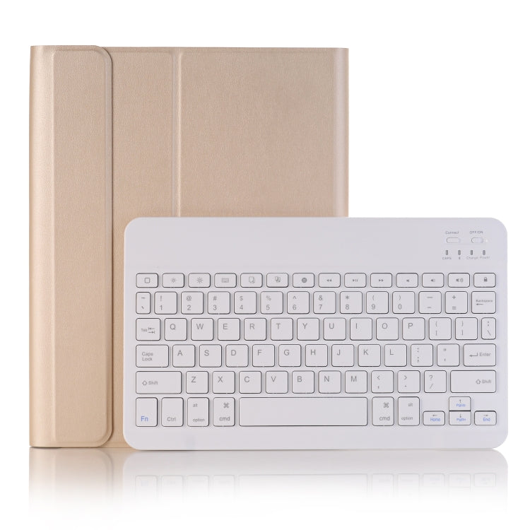 A09B Bluetooth 3.0 Ultraleichtes ABS Abnehmbares Bluetooth Keyboard Leder-Tablet-Hülle für iPad Air / Pro 10,5 Zoll (2019), mit Stiftschacht & Halter