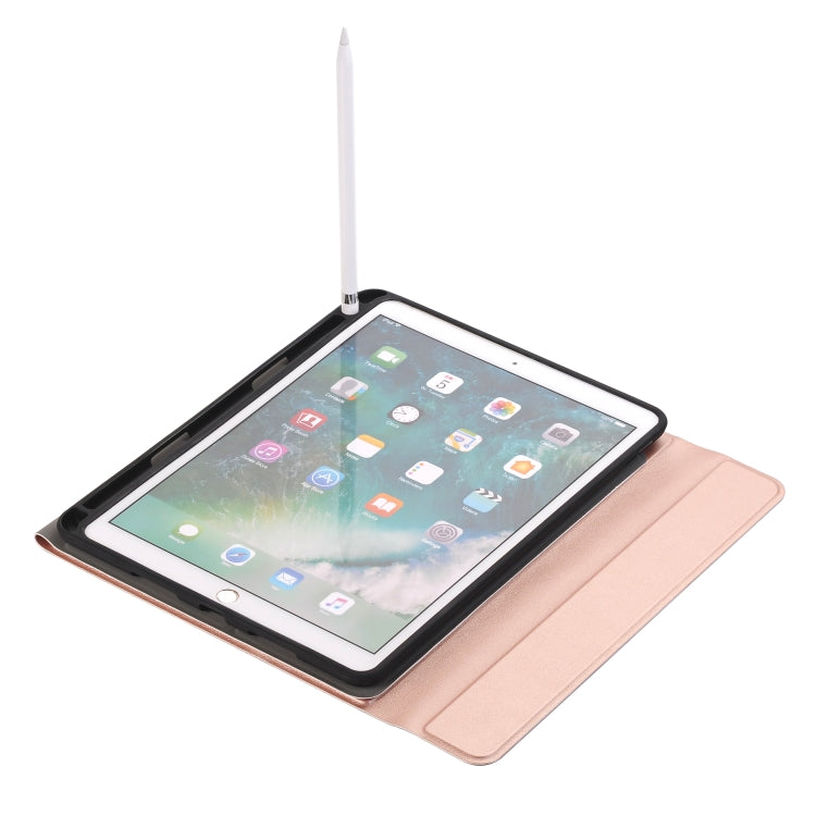 A09B Bluetooth 3.0 Ultraleichtes ABS Abnehmbares Bluetooth Keyboard Leder-Tablet-Hülle für iPad Air / Pro 10,5 Zoll (2019), mit Stiftschacht & Halter